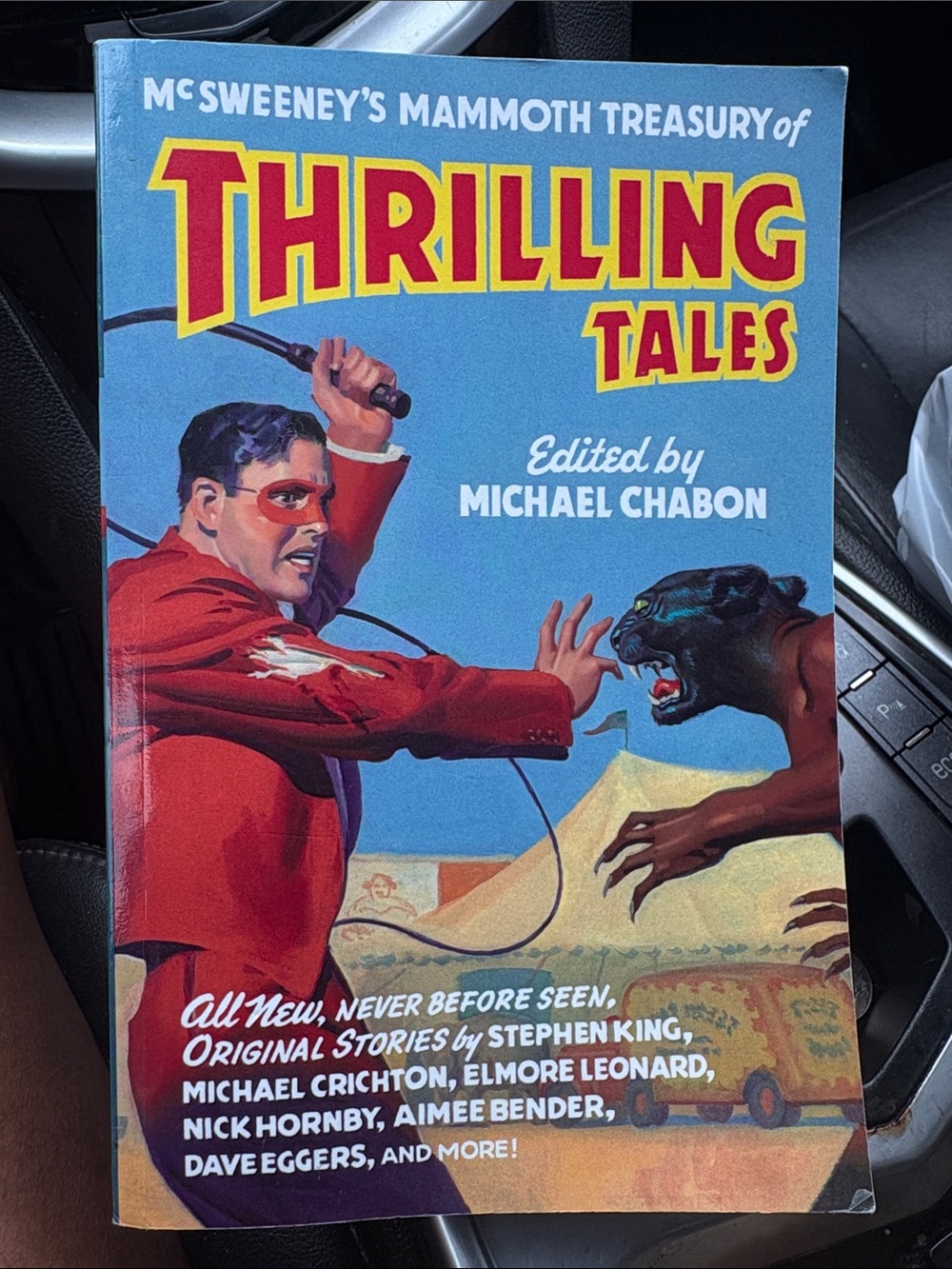 Thrilling Tales - Edited by Michael Chabon - Blue & Red Cover